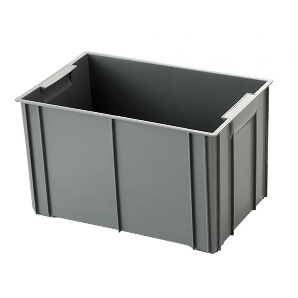 Storage Box Storage Bin Long-lasting Multipurpose Organizer Space Saving Stackable Storage Container for RV Travel Desktop Fishing Gray 28.5x18x17cm