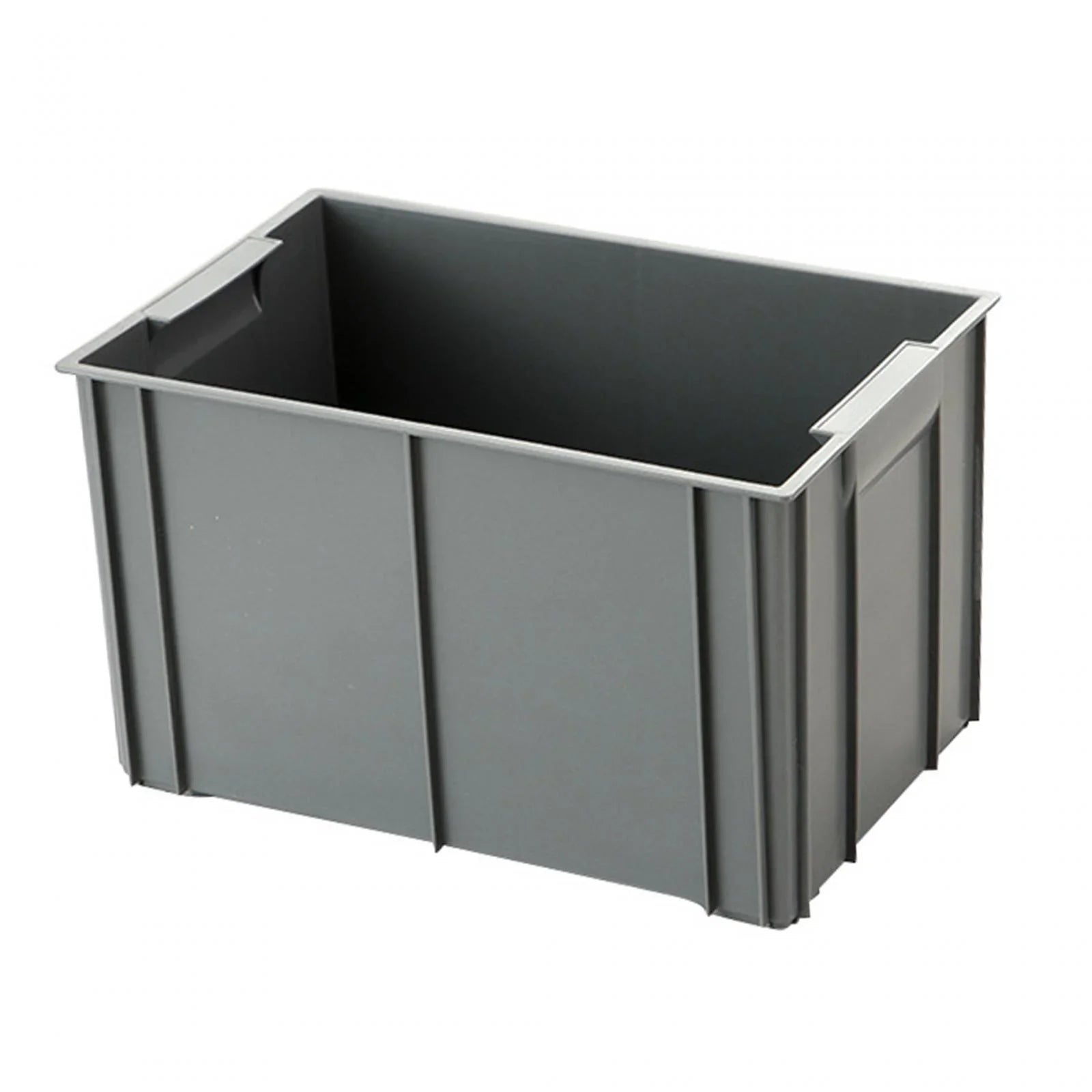 Storage Box Storage Bin Long-lasting Multipurpose Organizer Space Saving Stackable Storage Container for RV Travel Desktop Fishing Gray 28.5x18x17cm