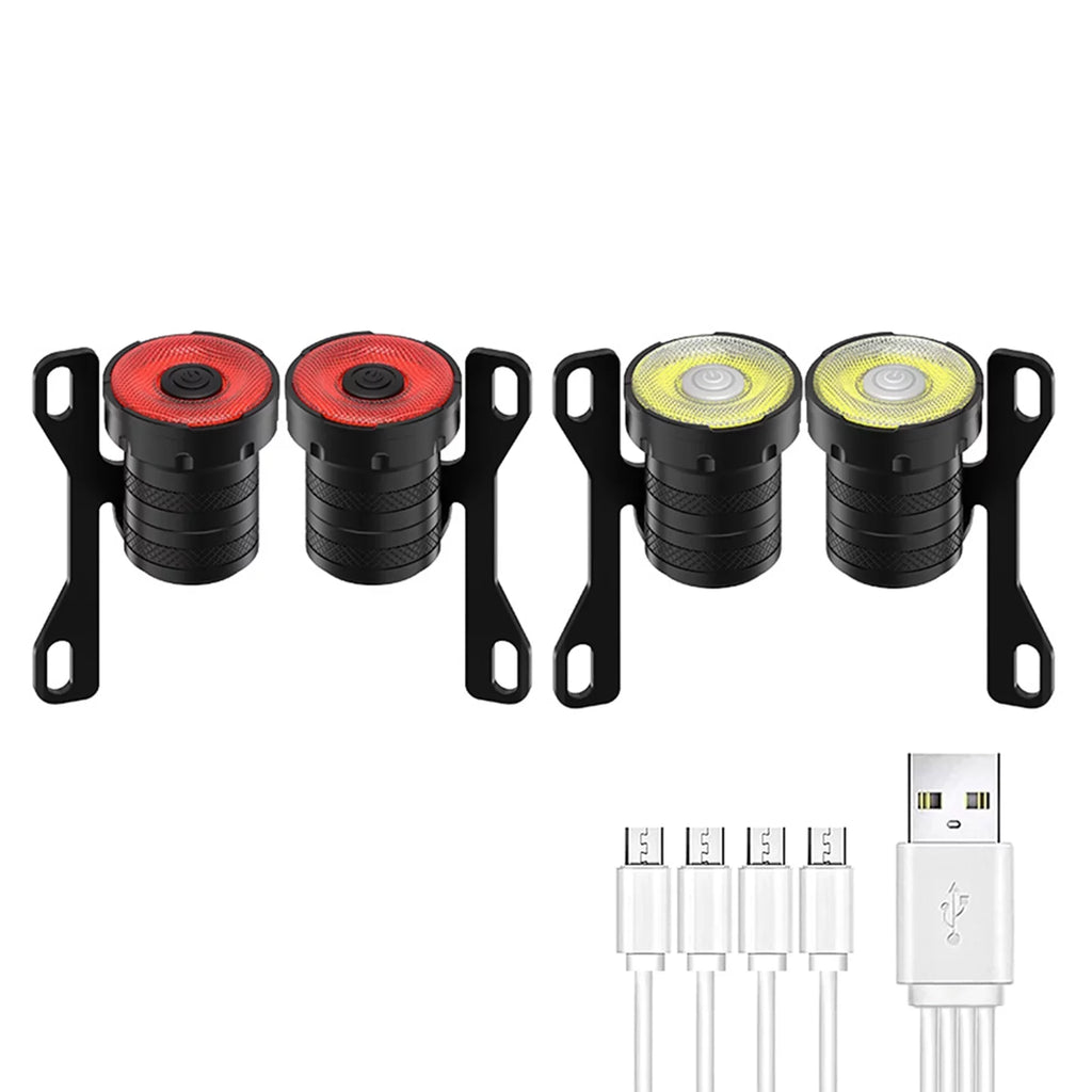 Anself Skateboard USB Rechargeable Skateboard Longboard Front and Rear Set with 4-in-1 Charging Cable