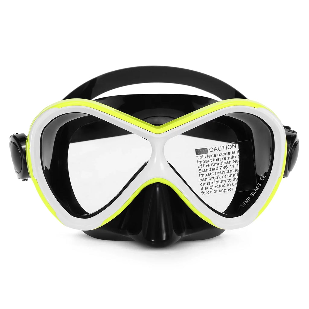 OWSOO Professional Swimming Goggles with Snorkel Tube Set -fog Goggles for Snorkel