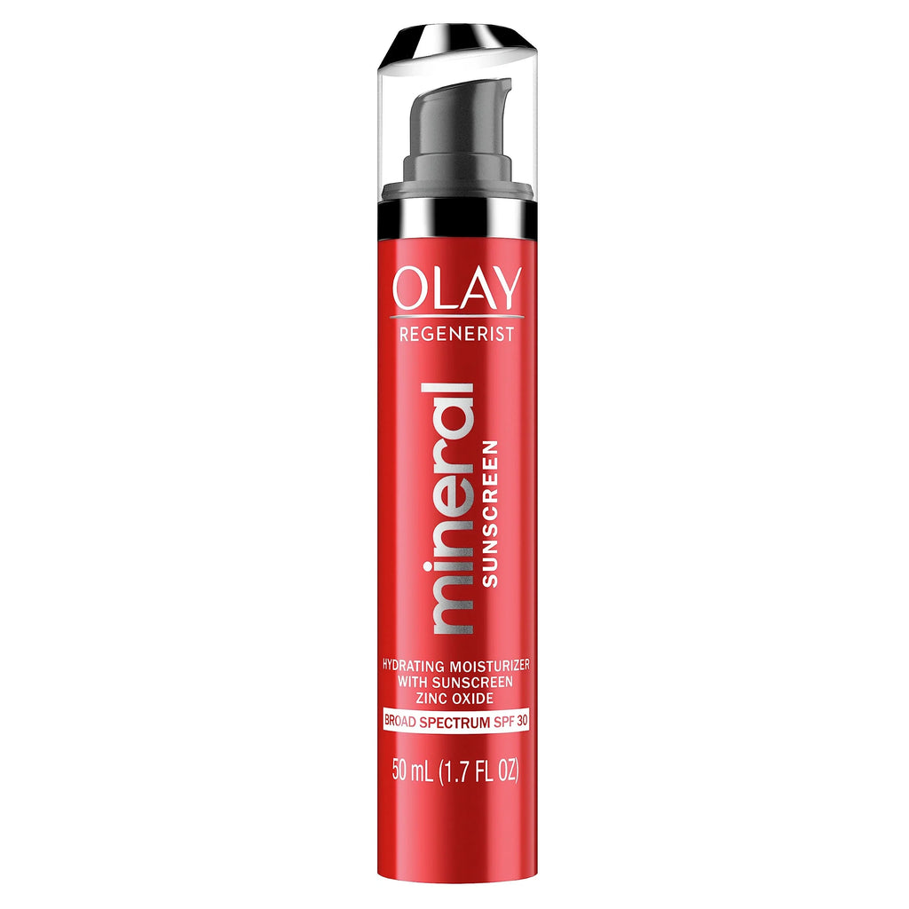 Olay Regenerist Mineral Sunscreen Face Moisturizer, Zinc Oxide, Spf 30, 1.7 Oz