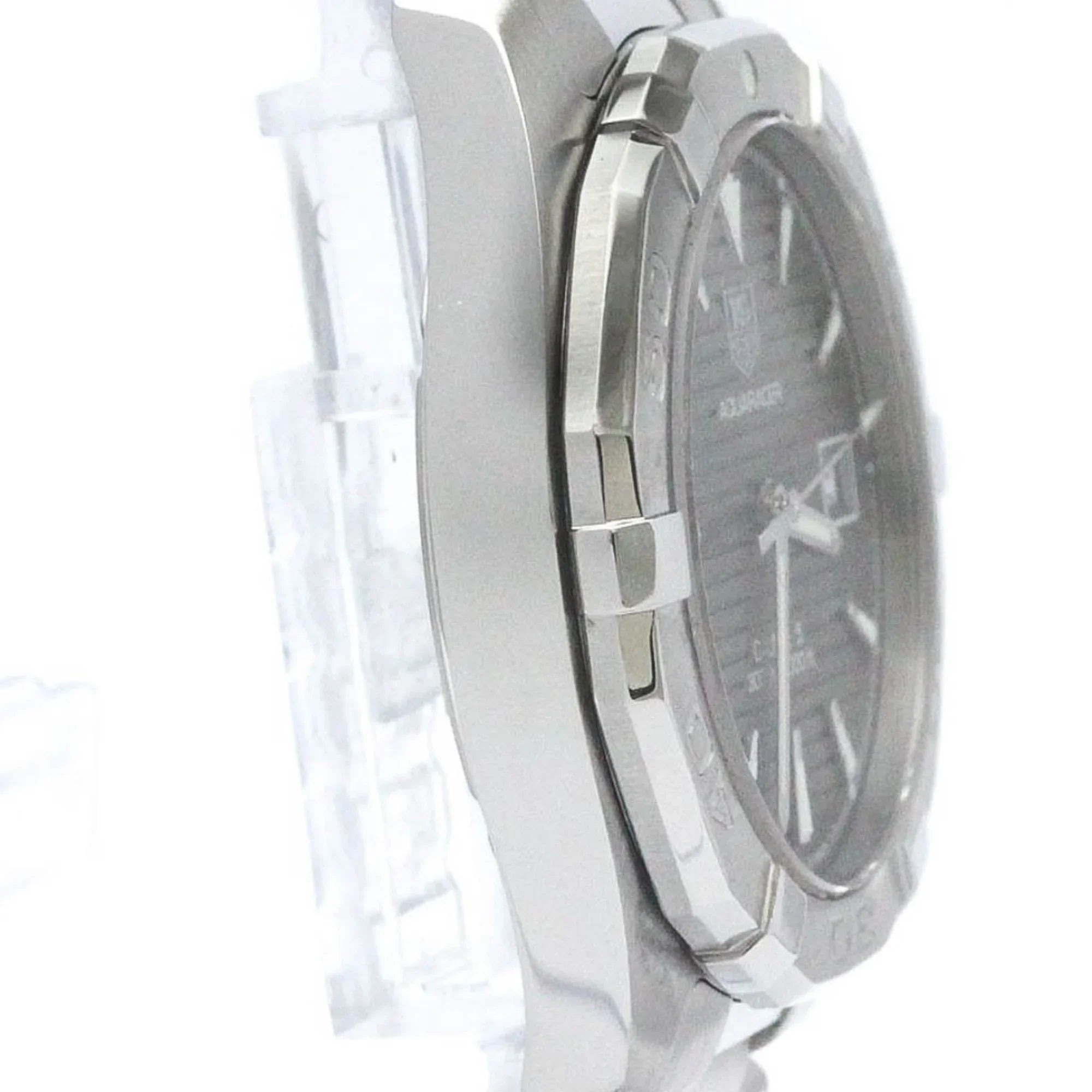 Pre-Owned Polished TAG HEUER Aquaracer Caliber 5 Steel Automatic Watch WAY2113 BF566053 (Good)