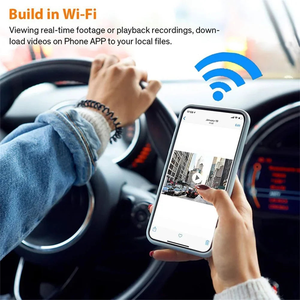 Mini DVR ADAS 1920*1080P WIFI Dash Cam DVR Dash Camera Car WIFI Dash Cam Android DVR Car Recorder Night Version Recorder