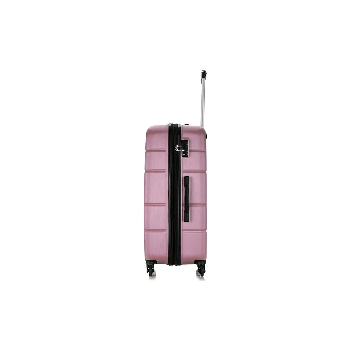 DUKAP RODEZ 3-Piece Plastic Luggage Set Rose Gold (DKRODSML-ROS)