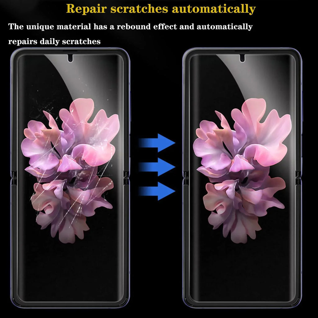 [3 Pack]Screen Protectors Fitting with Samsung Galaxy Z Flip 4 5G 2022, 3 Pack Inside Screen Self-Healing TPU Film