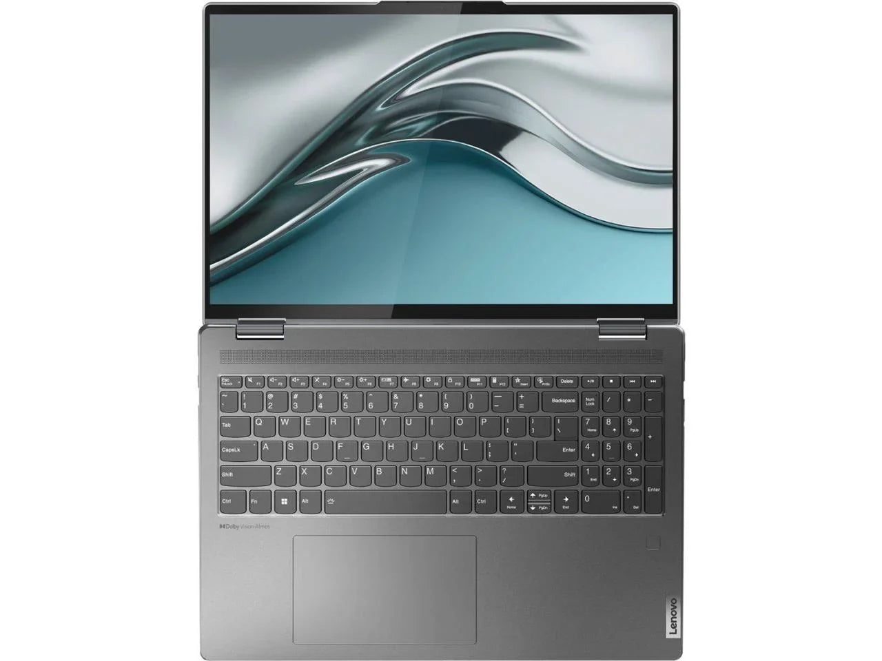 Lenovo Yoga 7i 2-in-1 Laptop, 16" 2.5K IPS Touchscreen Display, Intel Core i5-1240P Processor, 8GB RAM, 1TB SSD, Intel Iris Xe Graphics, Fingerprint Reader, Backlit Keyboard, Wi-Fi6, Windows 11 Home
