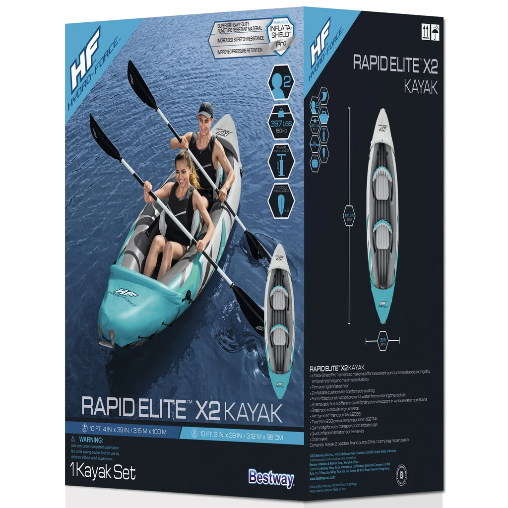 Hydro-Force Voyager X4 Inflatable Raft Set 11'6"