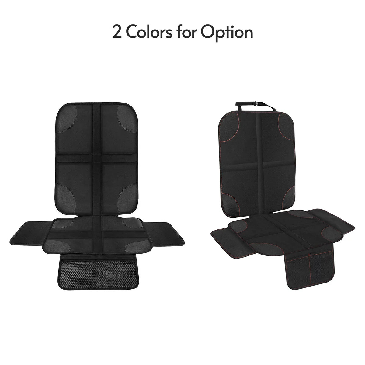 Baby Car Seat Protector Slip-Proof Strong Back Seat Wrap Mat with Organizer Pocket