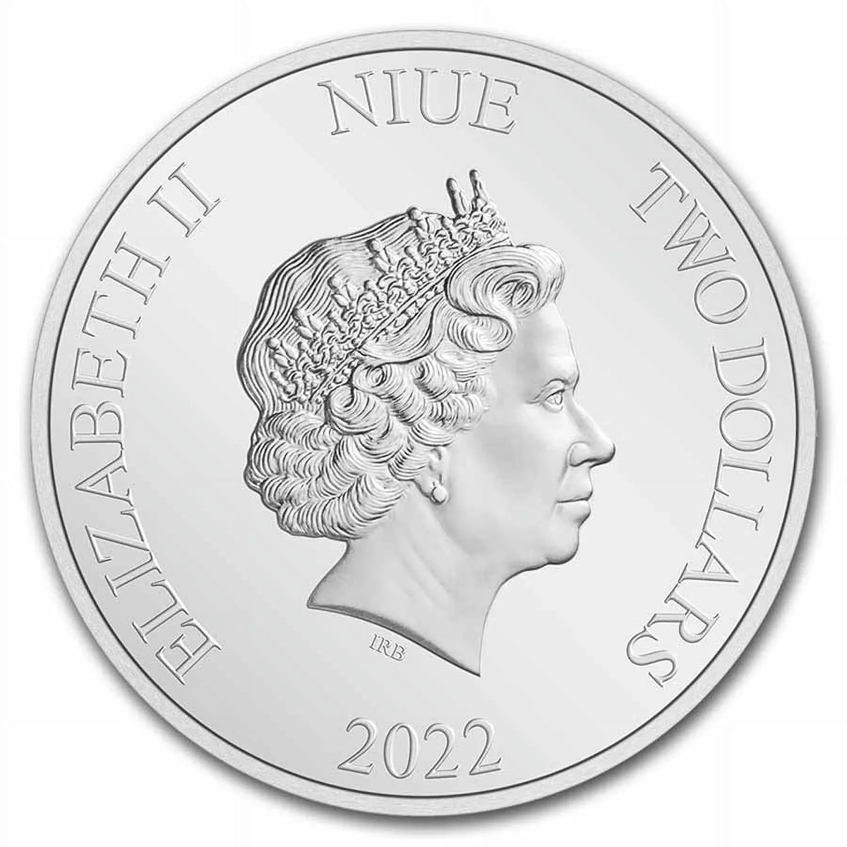 2022 Niue 1 oz Silver $2 DC Comics Justice League: The Flash