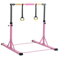 Pink Gymnastics Bar, Girls Gymnastic Training Equipment at Home, Horizontal Bar Exercise, Birthdays Christmas Kids' Gift Ages 3-15 from Parents