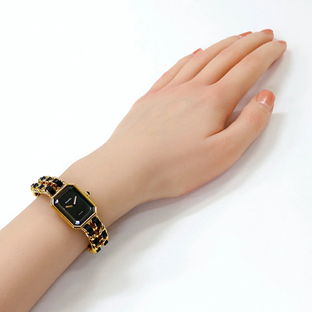 Pre-Owned CHANEL Premiere L Watch GP H0001 Quartz Ladies (Good)