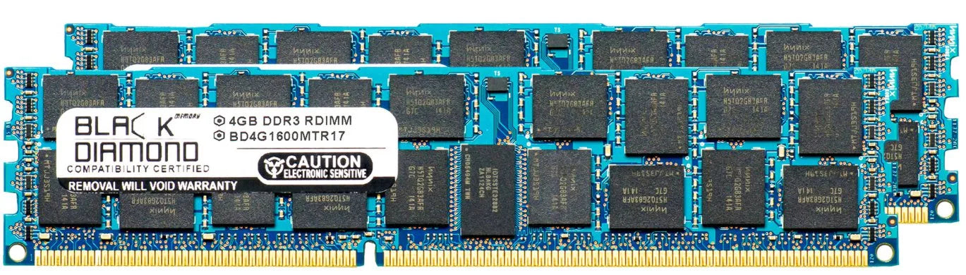 8GB 2X4GB Memory RAM for Compaq HP Z Series Workstations Z620 Workstation DDR3 ECC Registered RDIMM 240pin PC3-12800 1600MHz Black Diamond Memory Module Upgrade
