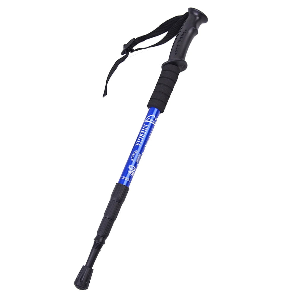 Adjustable Trekking Poles, Aluminum Hiking Poles, Walking Stick Set, 2PK, Hiking Accessories, Blue (19.7-43.3inch)