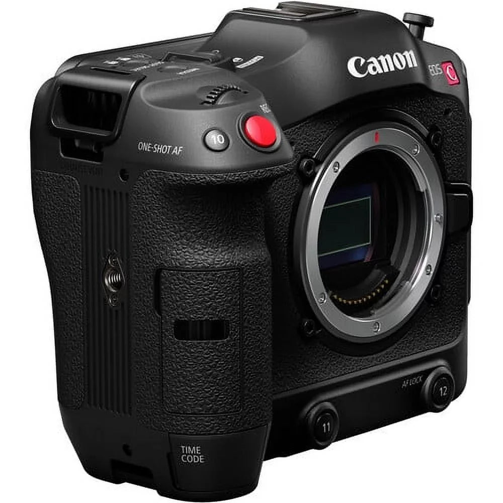 Canon EOS C70 Cinema Camera (RF Lens Mount) 4507C002 - Essential Bundle Includes: Sandisk Extreme Pro 64GB SD, Memory Card Reader, Gadget Bag, Blower, Microfiber Cloth and Cleaning Kit