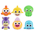 Baby Shark's Big Show! Collectible Figures, 6-Pack, Multicolor