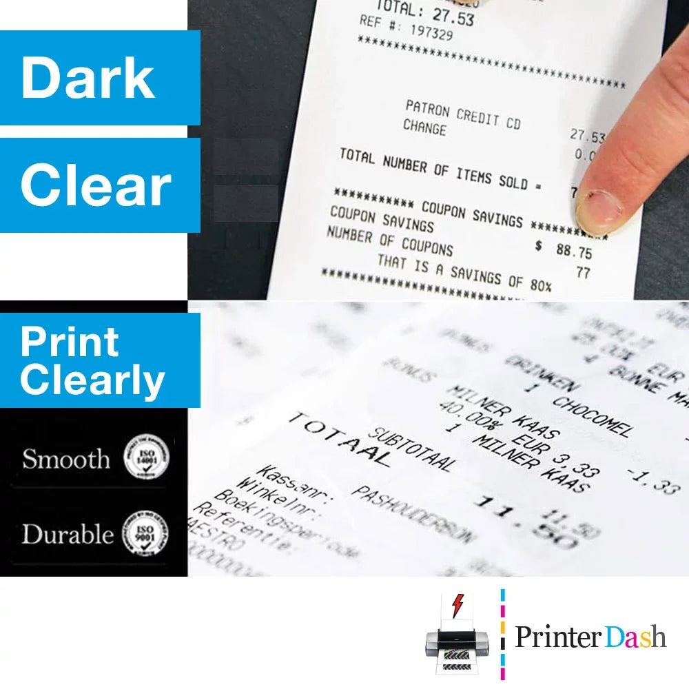 PrinterDash Fitting Replacement for Star-Micronics MP-200 Series/MP-235/MP-242/MP-292/MP-512/SP-200 Series/SP-212/SP-242/SP-500/SP-2000 Black/Red P.O.S. Printer Ribbons (6/PK) (30980115BR)