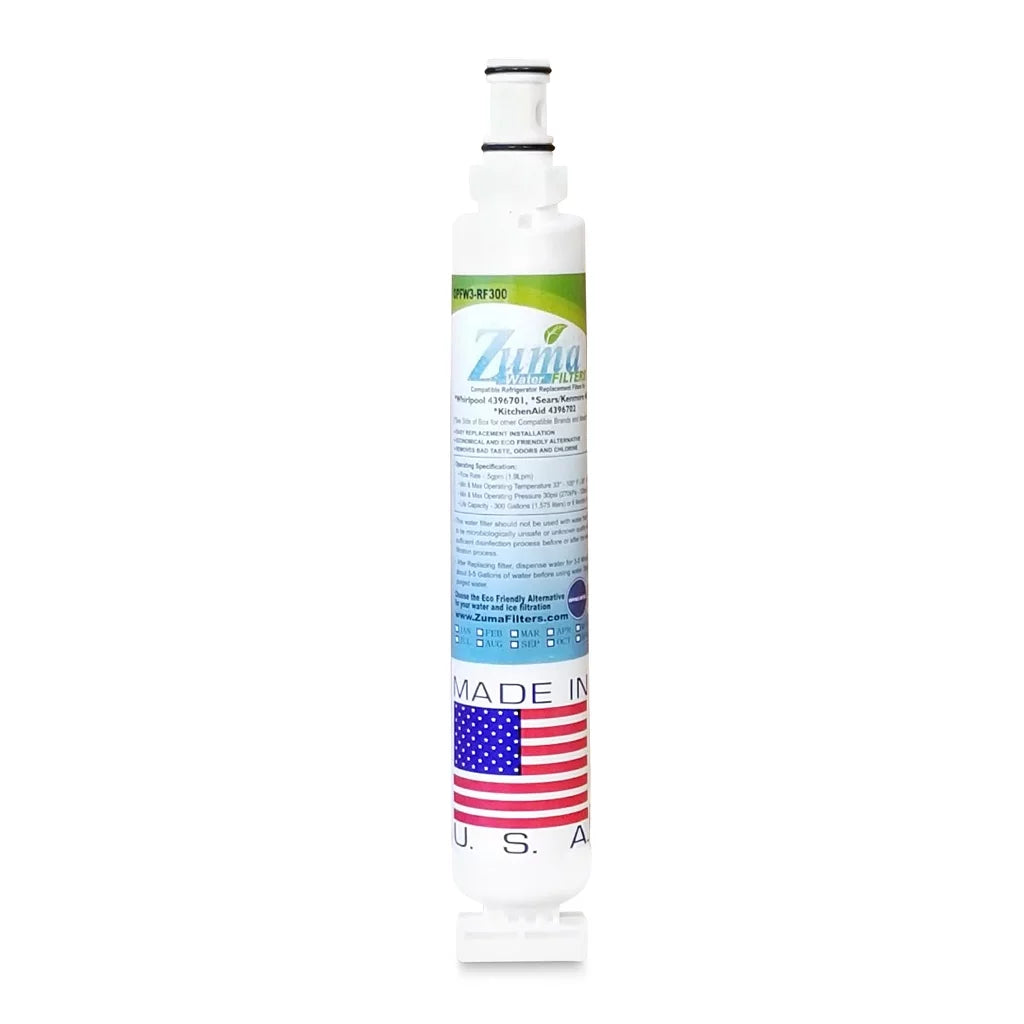 ZUMA Brand , Water and Ice Filter , Model # OPFW3-RF300 , Matching with Whirlpool® EFF-6001A - 3593 - Made in U.S.A.