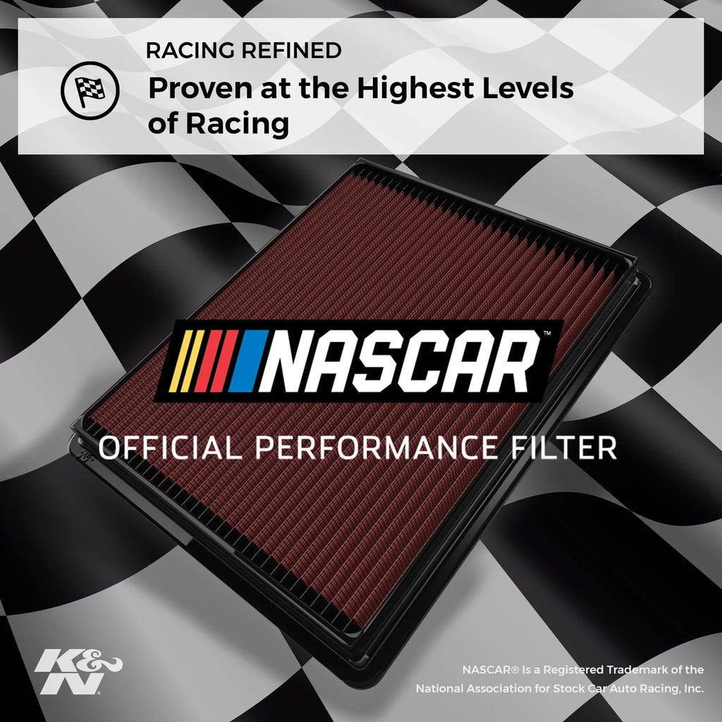 K&N Engine Air Filter: High Performance, Premium, Washable, Replacement Filter: 2017-2019 Volkswagen (Atlas, Teramont), 33-5071