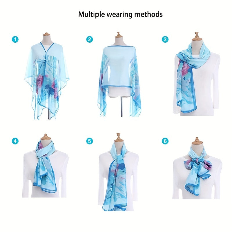 Jkzcp Fashionable Sun Protection Vintage Paisley Print Shawl Bikini Coating Up With Button