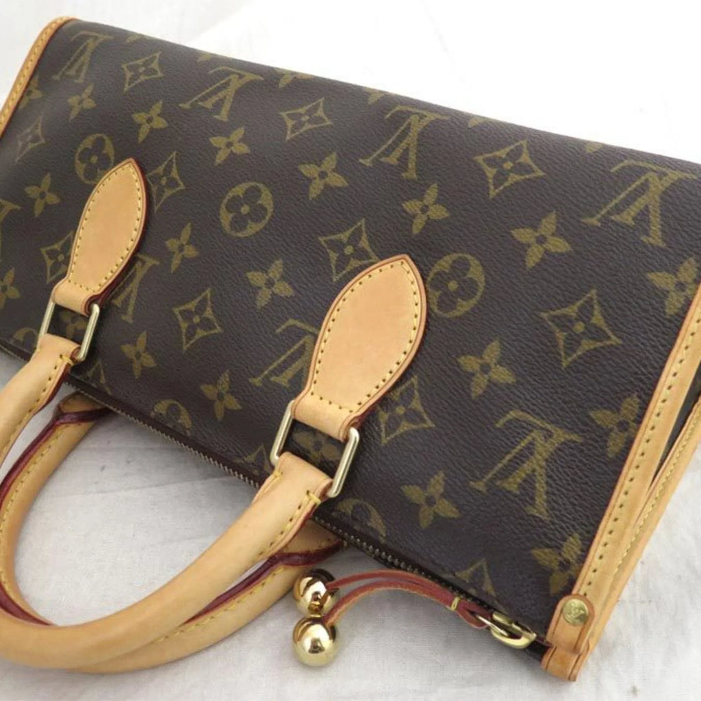 Pre-Owned Louis Vuitton LOUIS VUITTON Handbag Monogram Popincourt Canvas Brown Women's M40009 e54399a (Good)