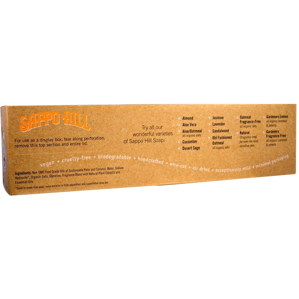 Sappo Hill Soapworks Oatmeal Glycerine Cream Soap