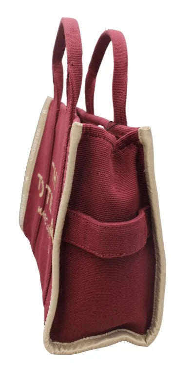 Marc Jacobs Women's The Leather Small Tote, One Size M0017025-610 (Merlot, Red)