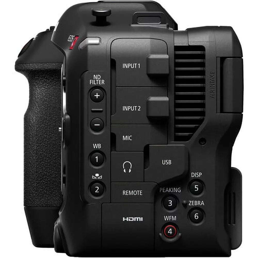 Canon EOS C70 Cinema Camera (RF Lens Mount) 4507C002 - Essential Bundle Includes: Sandisk Extreme Pro 64GB SD, Memory Card Reader, Gadget Bag, Blower, Microfiber Cloth and Cleaning Kit