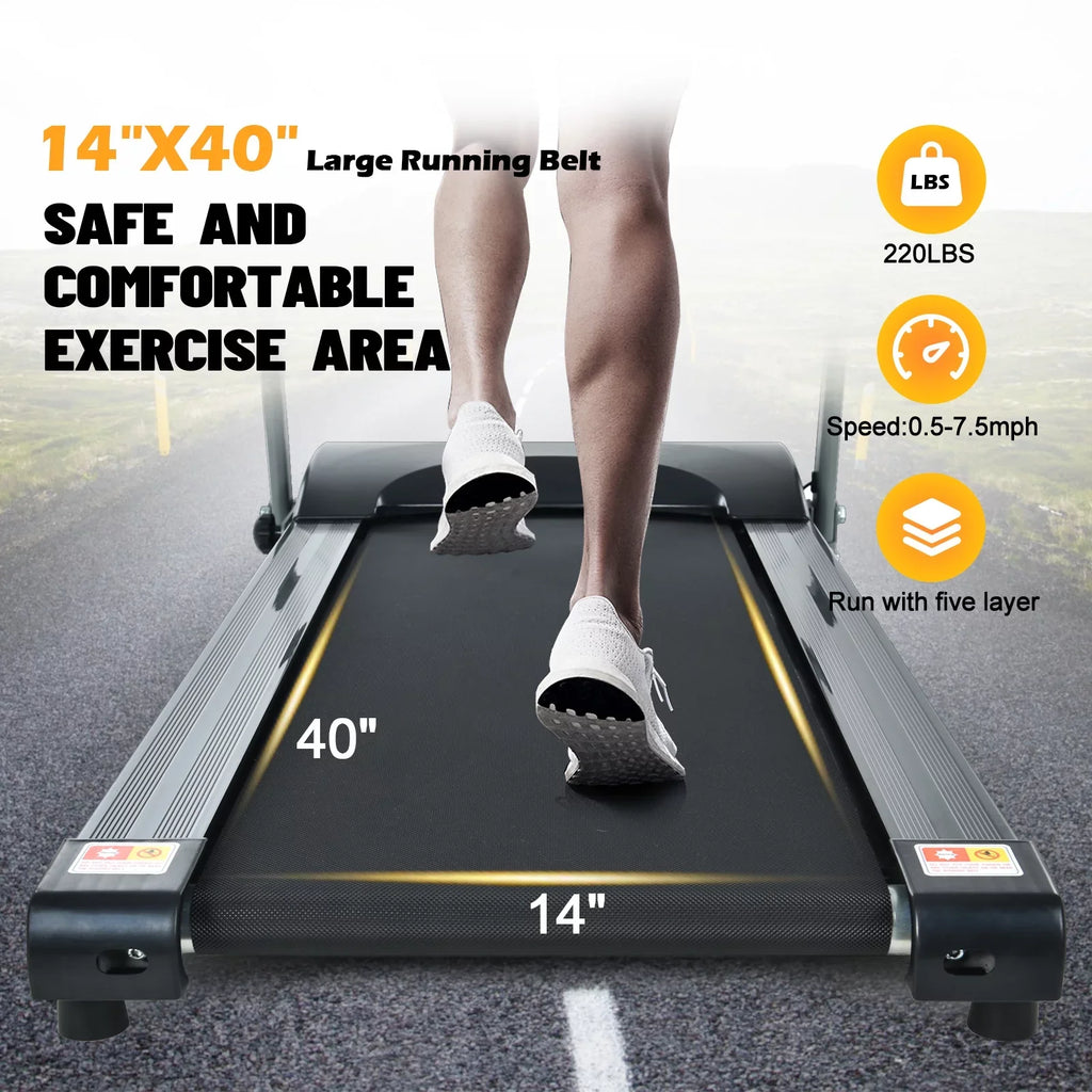 FYC Folding Treadmill Perfect for Small Apartments Perfect for Home and Gym Use